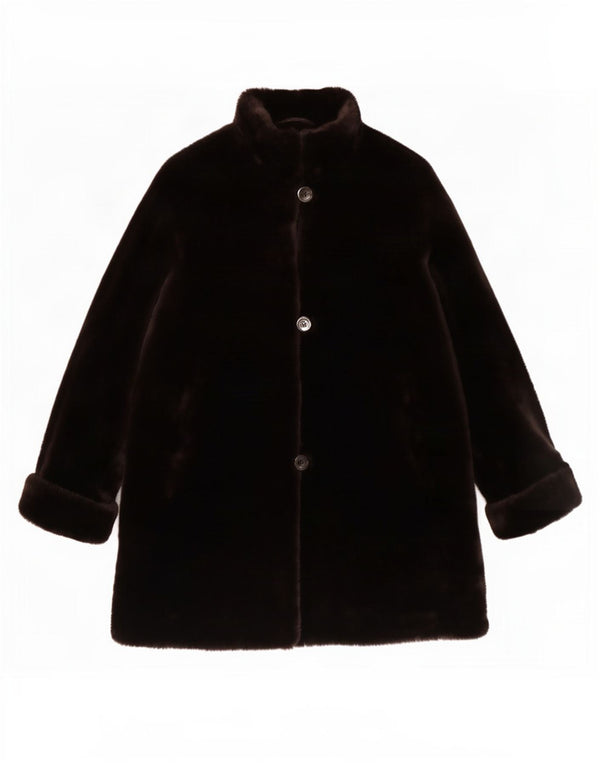 Basler Γυναικείο Πανωφόρι από Faux Fur UK 10 Small Brown Acrylic