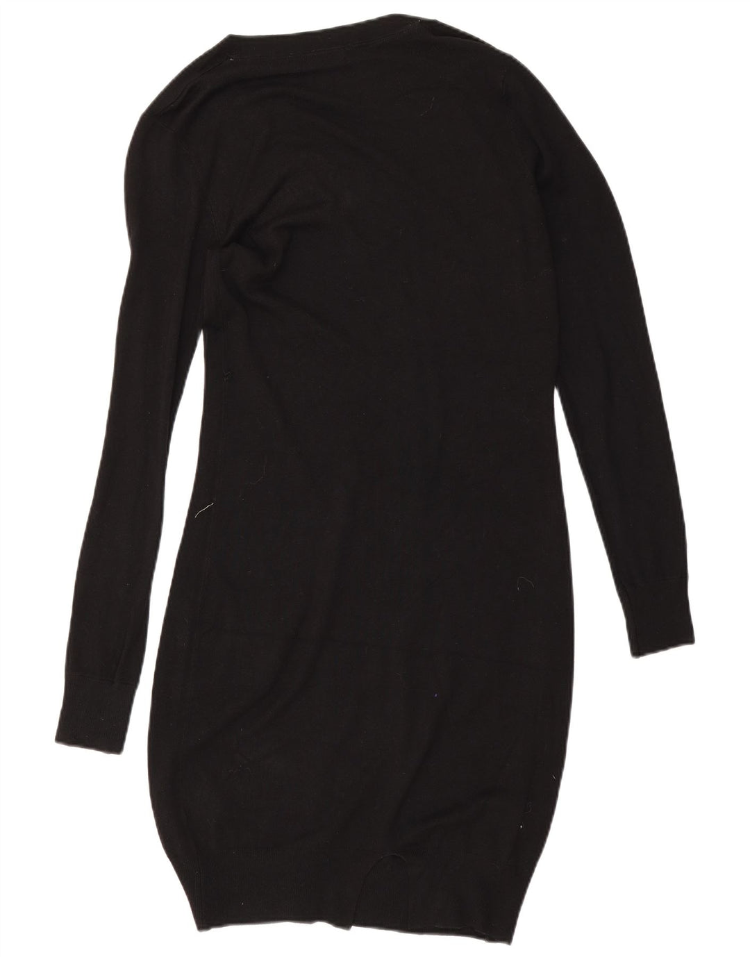 Guess Womens Jumper Dress UK 14 Medium Black Viscose