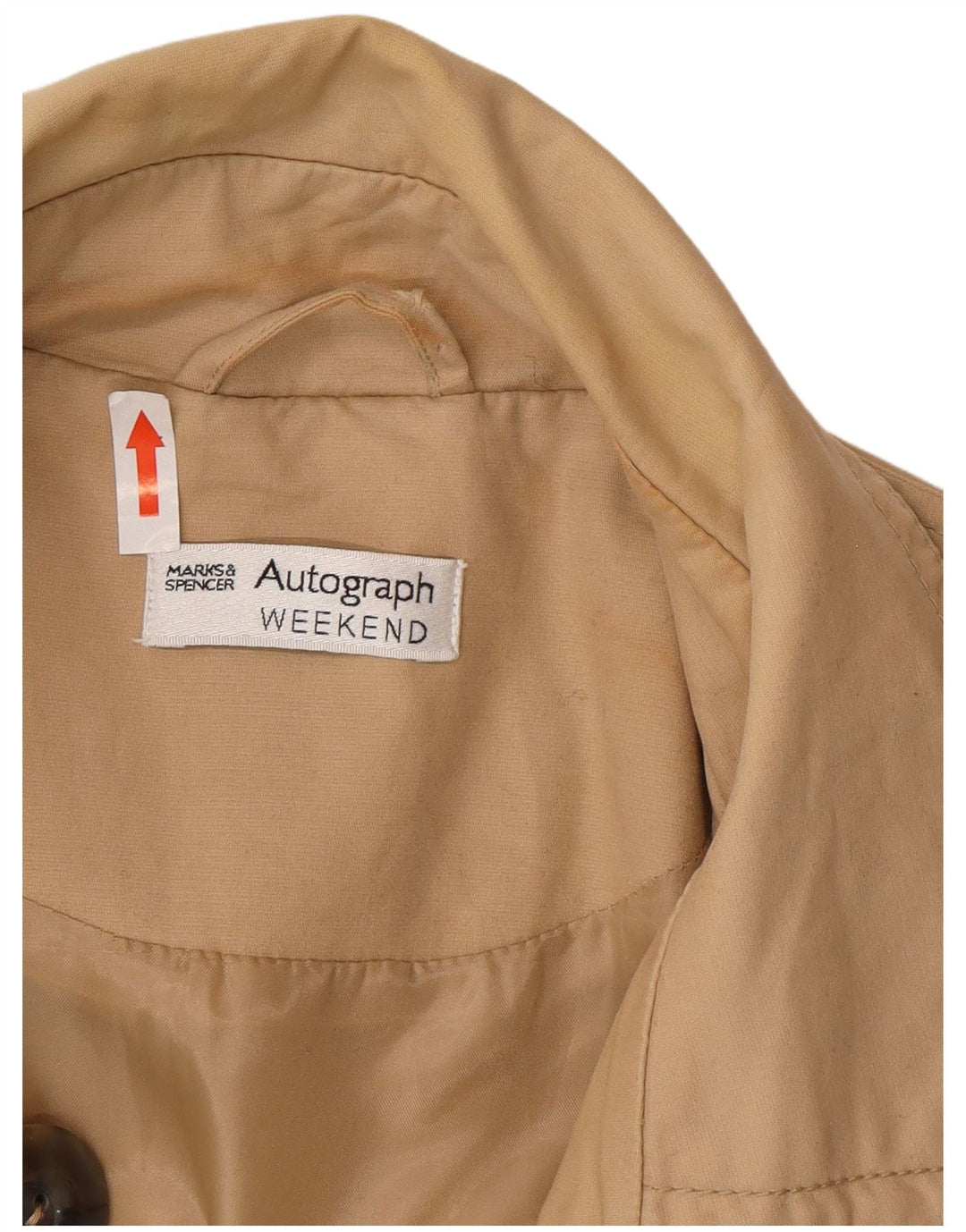 Marks & Spencer Womens Autograph Trench Coat UK 16 Large Beige Classic