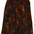 Fustă plisată Vintage pentru femei Medium W30 Multicolor Tie Dye