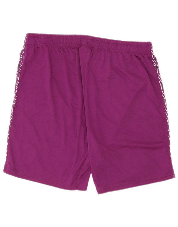 Umbro Short de Sport Graphique Homme Large Violet Polyester