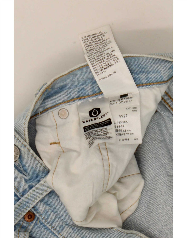 Pantaloni scurți Levi's 501 Denim W27 Small Blue Bumbac