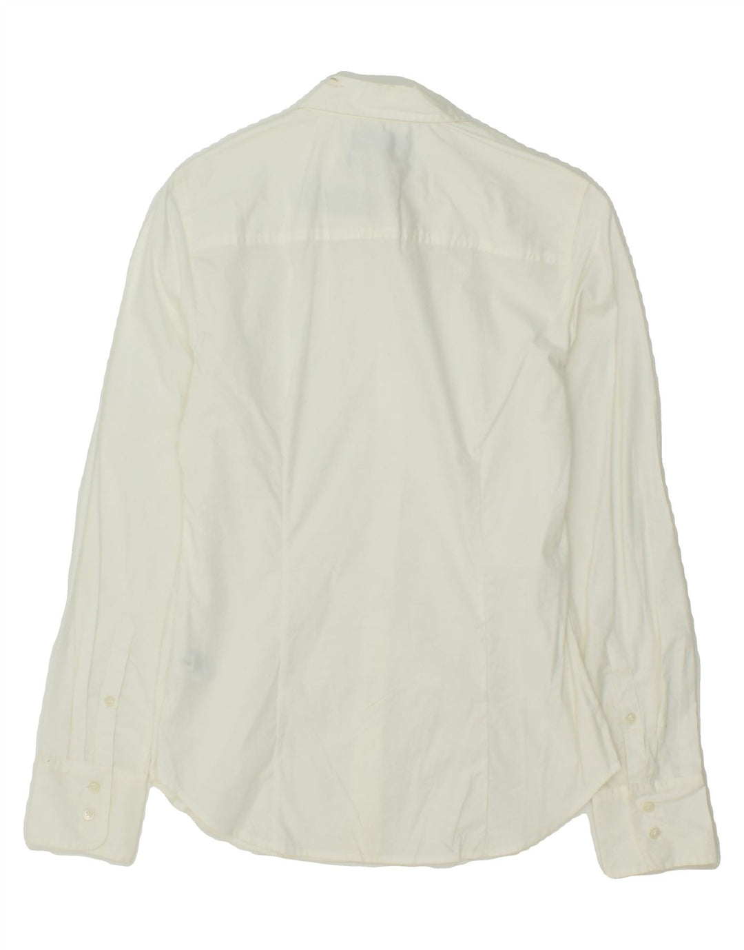 J. CREW Womens 365 Slim Shirt US 4 Small White Cotton Vintage J. Crew and Second-Hand J. Crew from Messina Hembry 