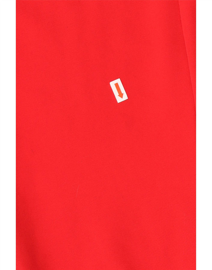 NEXT Womens Basic Dress UK 10 Small Red Viscose Vintage Next and Second-Hand Next from Messina Hembry 