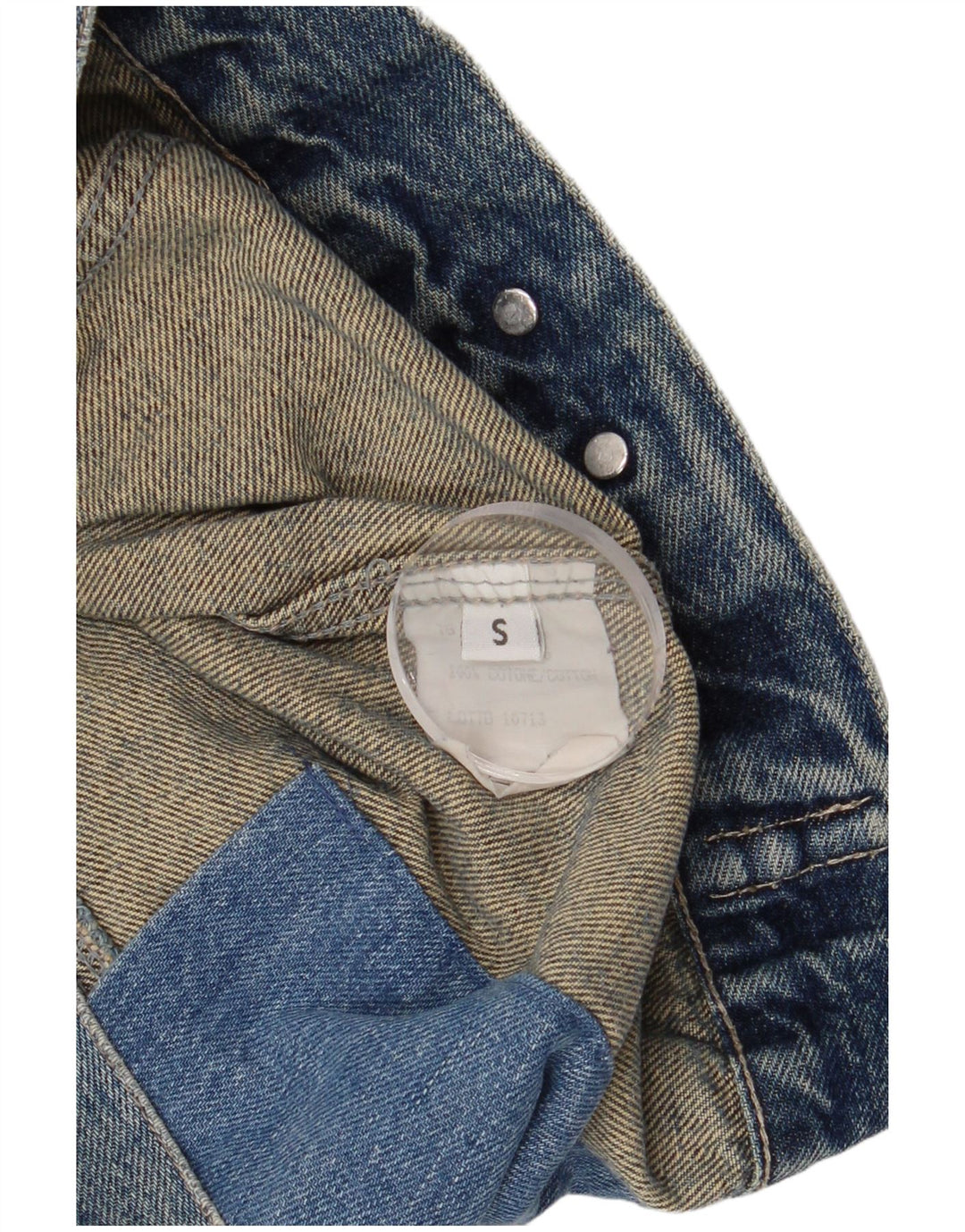 Vintage Mens Denim Jacket UK 36 Small Blue Cotton