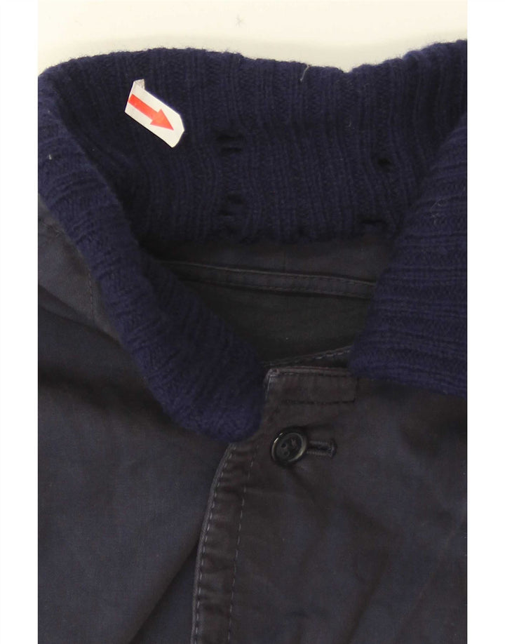 Sobretudo masculino Zenith UK 40 grande azul marinho