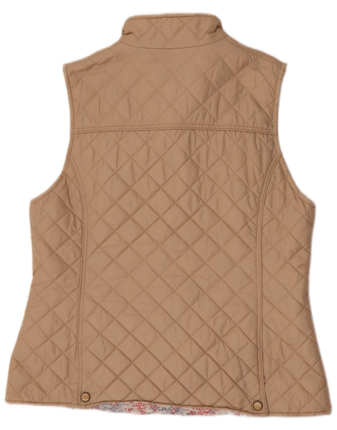 Jack Murphy Dame Quilted Gilet UK 16 Large Beige Nylon