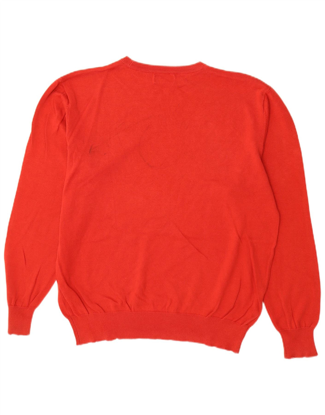 Kappa Mens Crew Neck Jumper Sweater Large Red Cotton