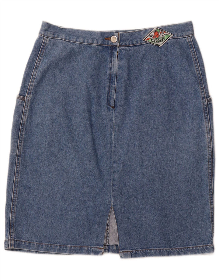 Gonna di jeans da donna VINTAGE W30 blu medio