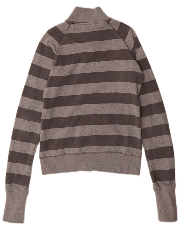 Giacca da tuta da donna Nike UK 8/10 Small Grey Striped Sports
