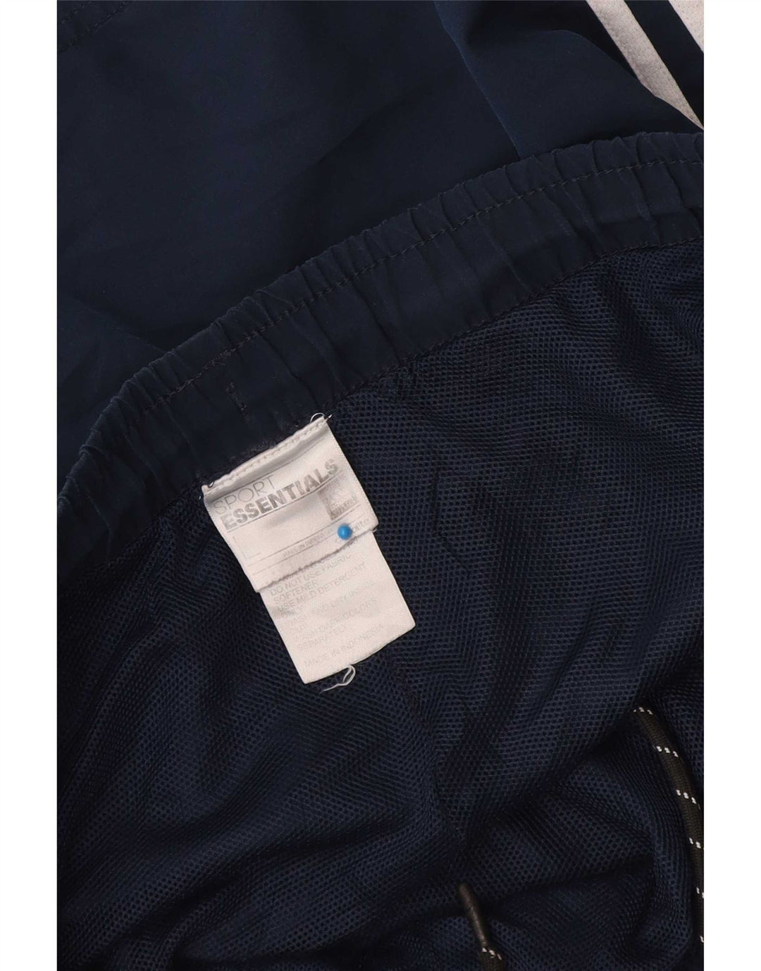 Pantaloncini sportivi Adidas Climalite da uomo di grandi dimensioni in poliestere blu navy