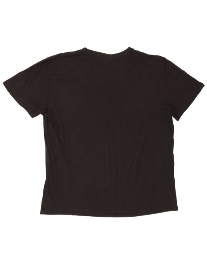 Kappa T-Shirt Homme Top 2XL Noir Coton