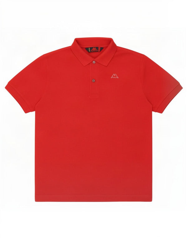 Kappa Mens Polo Shirt Small Red Cotton