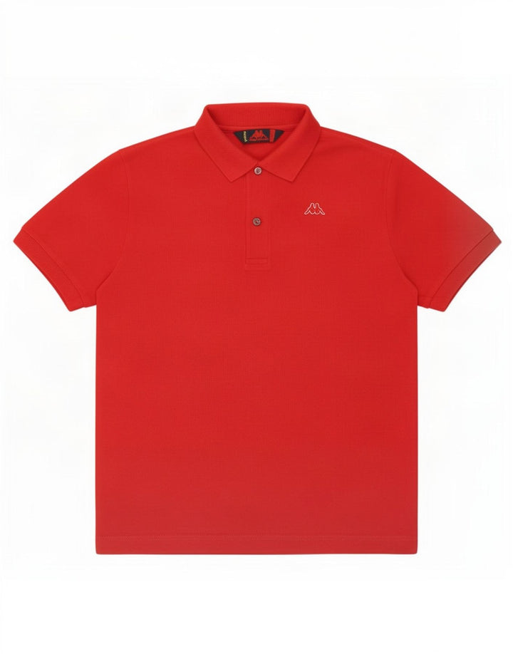 Kappa Mens Polo Shirt Small Red Cotton