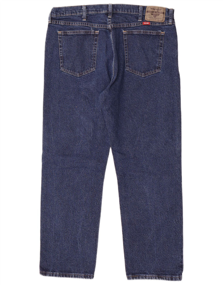Wrangler Straight Jeans til mænd W38 L29 blå bomuld
