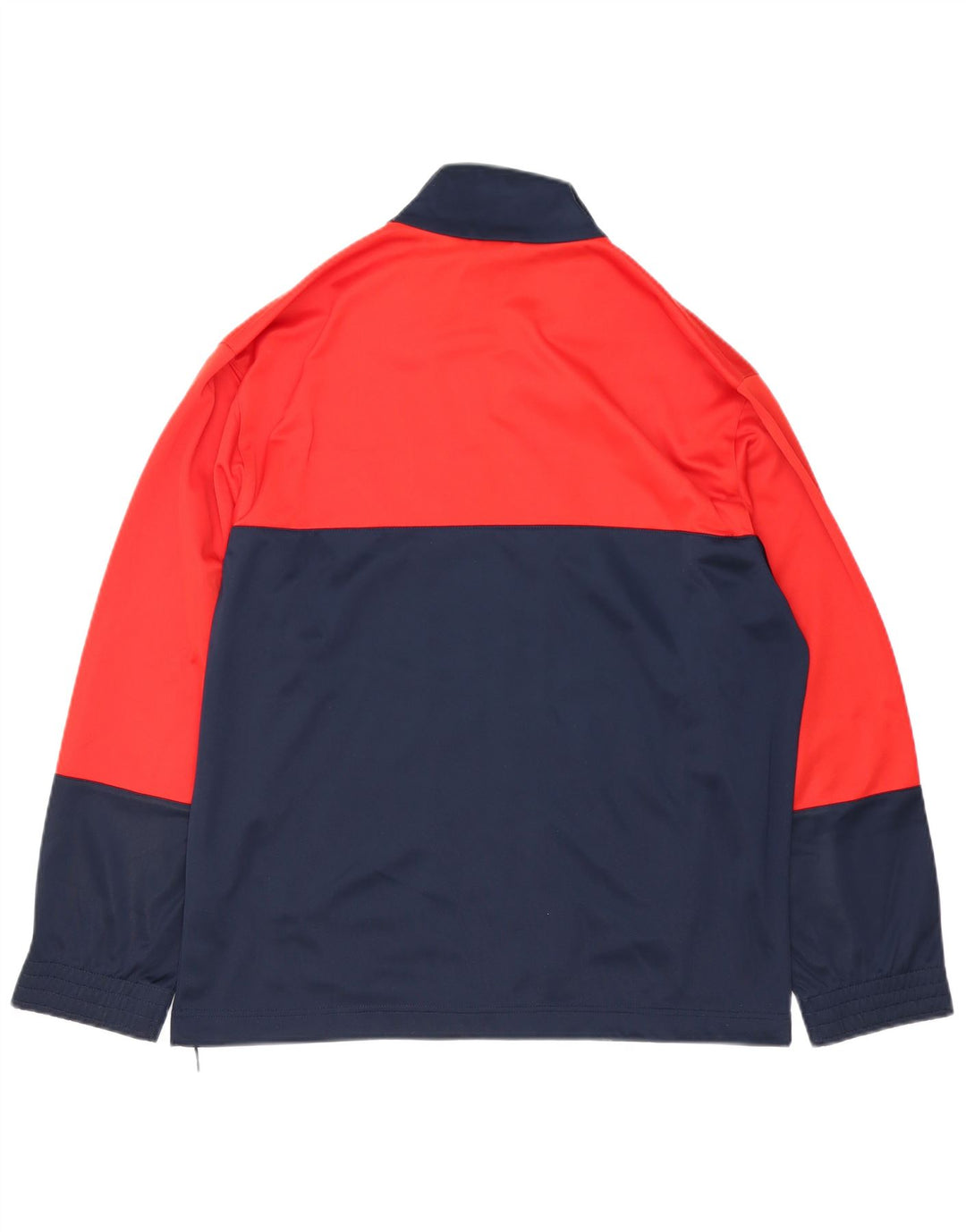 LOTTO Mens Tracksuit Top Jacket Large Navy Blue Colourblock Polyester
