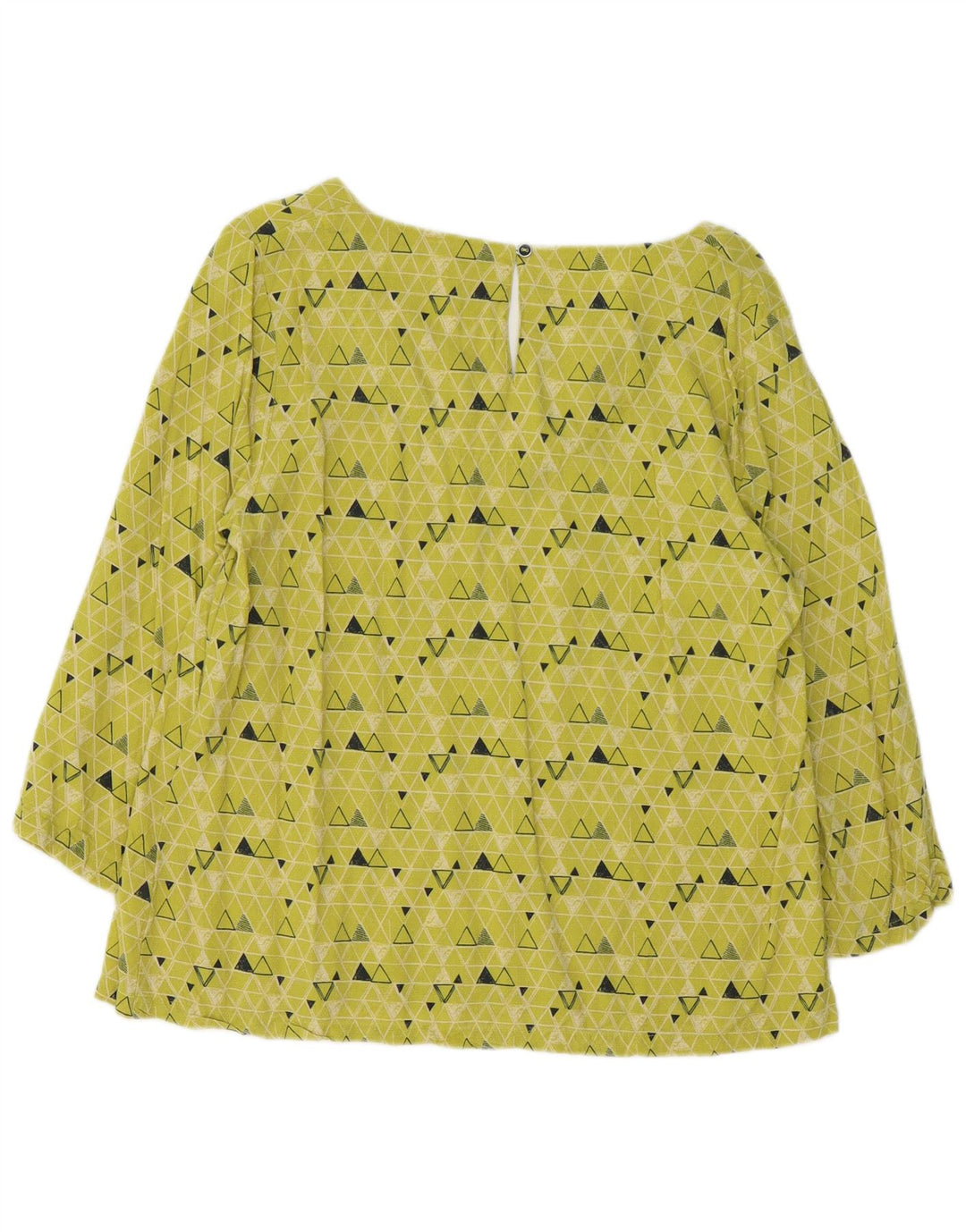Camicetta da donna con maniche a 3/4 di White Stuff Top UK 12 Verde medio geometrico