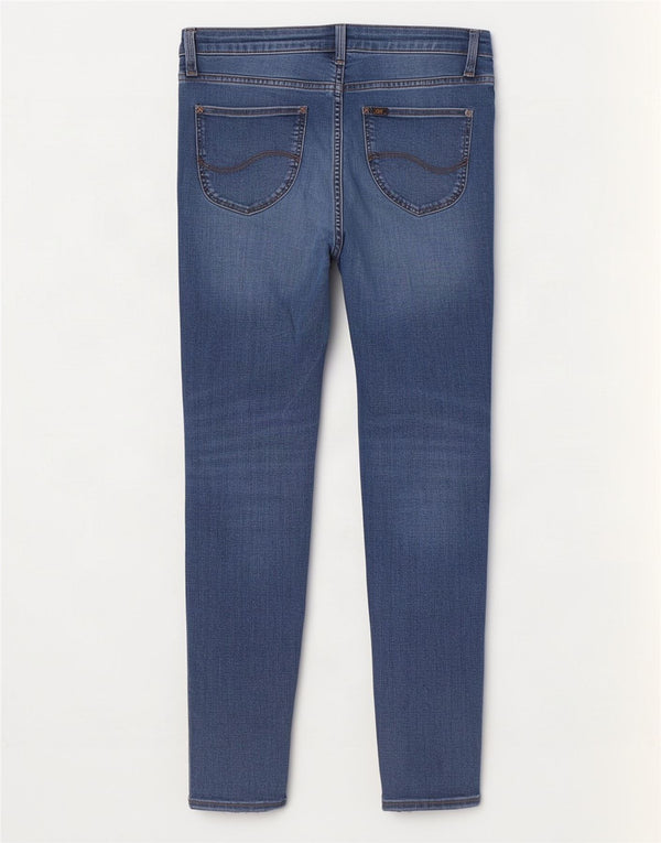 Lee Womens Scarlett Skinny Jeans W32 L28 Blue Cotton