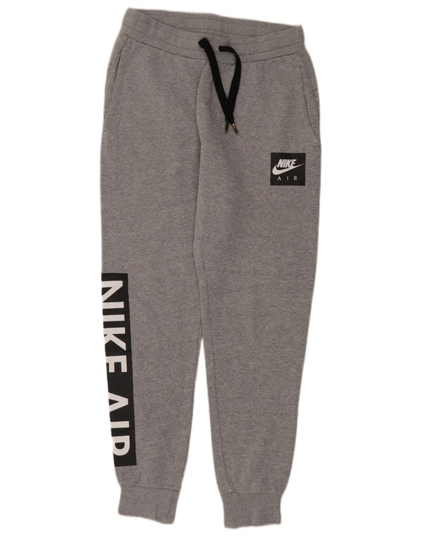Nike Mens Graphic Tracksuit Trousers Joggers Small  Grey Colourblock