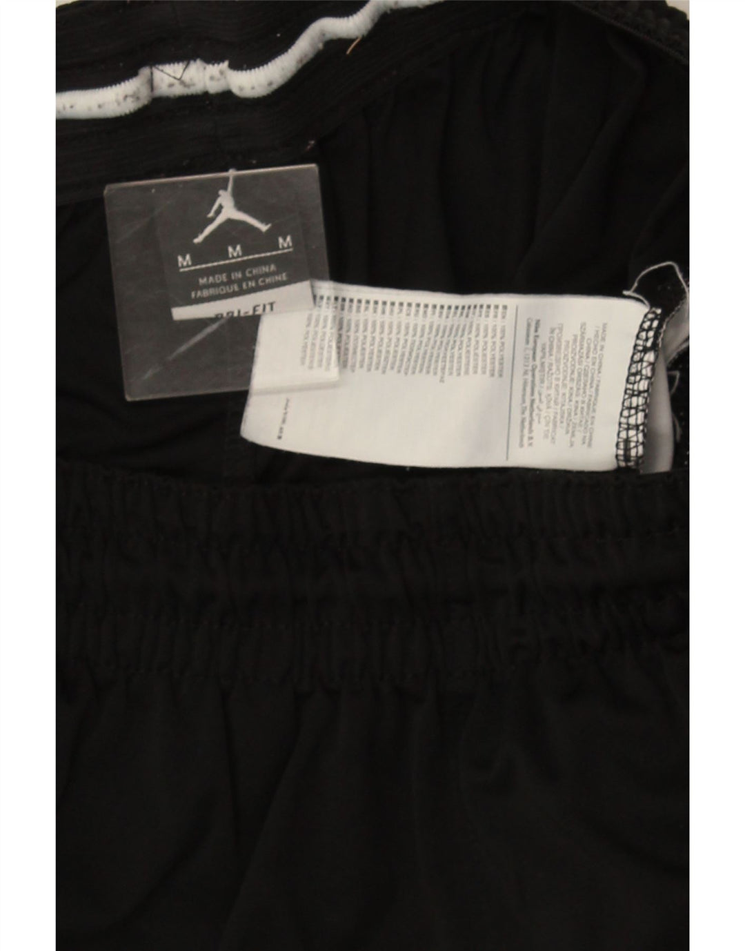Pantaloni scurți sport Dri Fit Jordan pentru bărbați, negru mediu, poliester color bloc