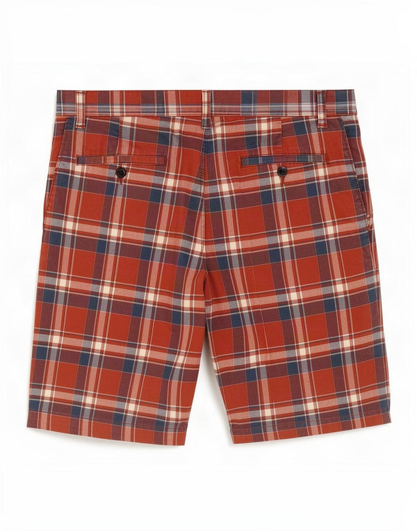Мужские шорты чинос Dockers W34, хлопок, большая красная клетка