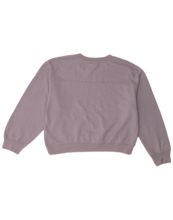 Zara Womens Sweatshirt Jumper UK 16 Large Purple