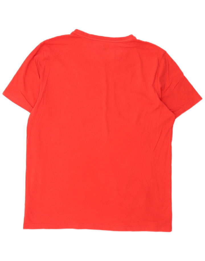 Puma Mens Graphic T-Shirt Top Large Red Cotton