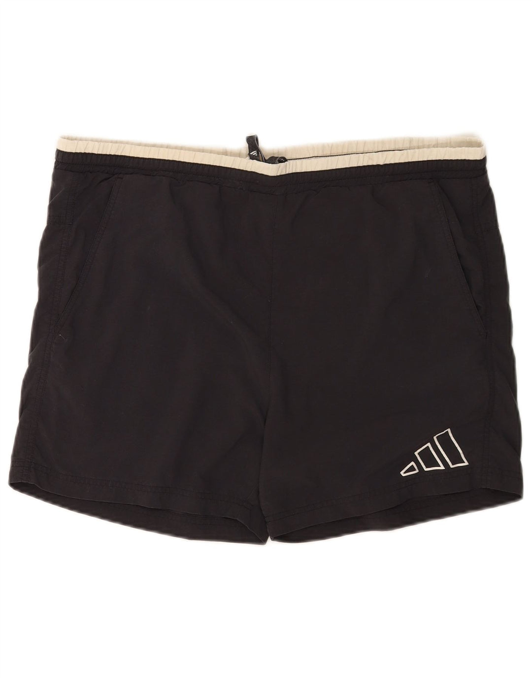 Adidas Badeshorts til mænd mellem sort polyester