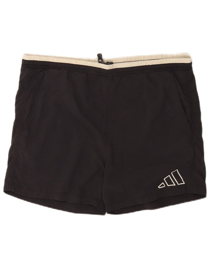 Adidas Badeshorts til mænd mellem sort polyester