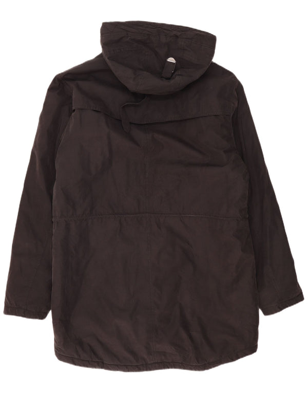 Giacca Parka da uomo con cappuccio Bruno Banani UK 42 XL Nero Poliammide