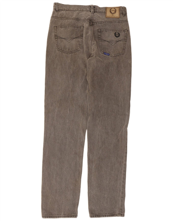 Gianmarco Venturi Mens Straight Jeans W32 L34 Grey Cotton