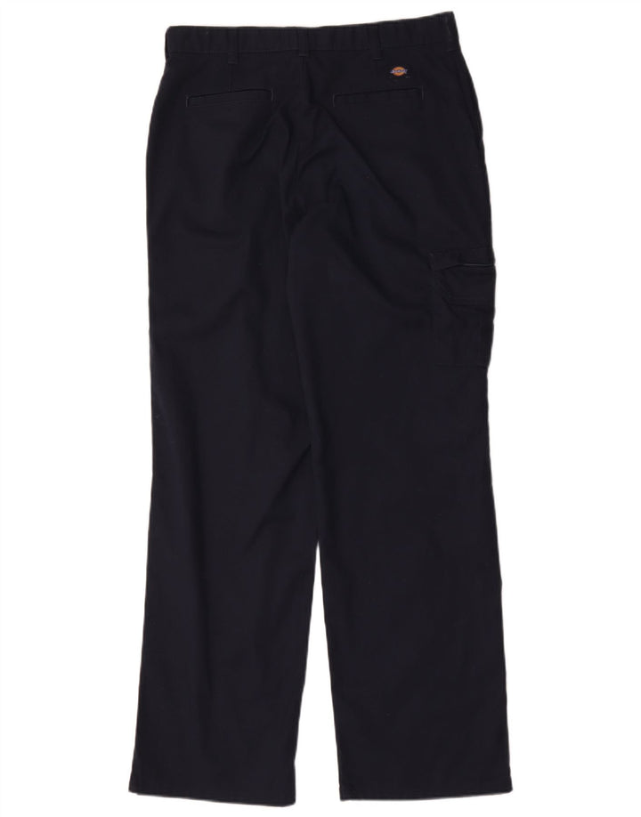 Pantaloni cargo drepti pentru femei Dickies W32 L32 bleumarin