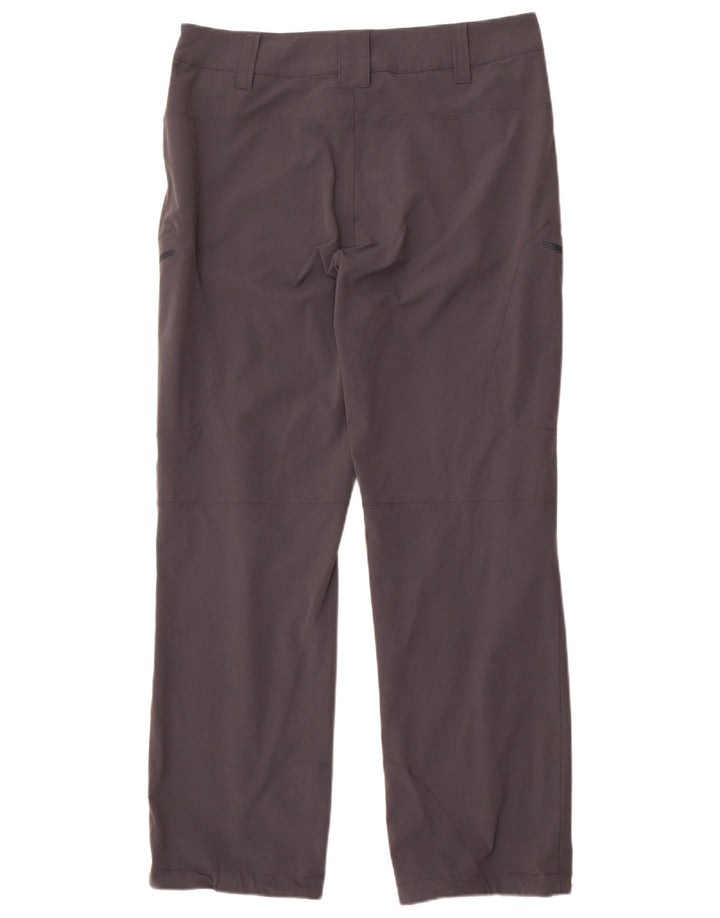 Rab Damen Gerade Cargohose W34 L31 Graues Polyamid