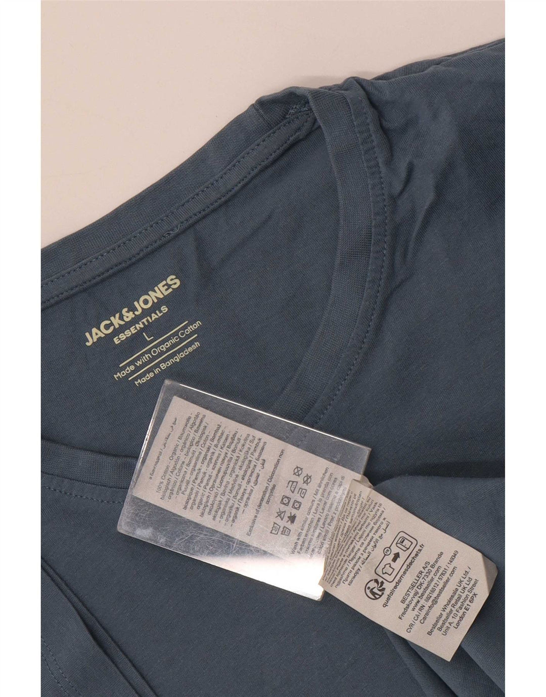Jack & Jones T-Shirt Homme Grand Bleu Coton