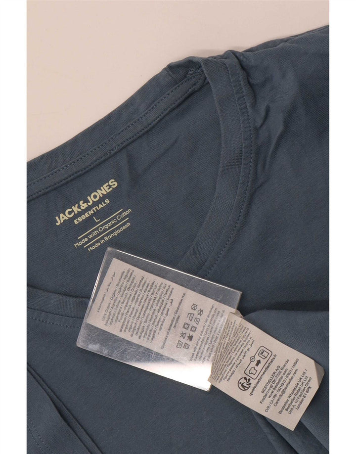 Jack & Jones T-Shirt Homme Grand Bleu Coton