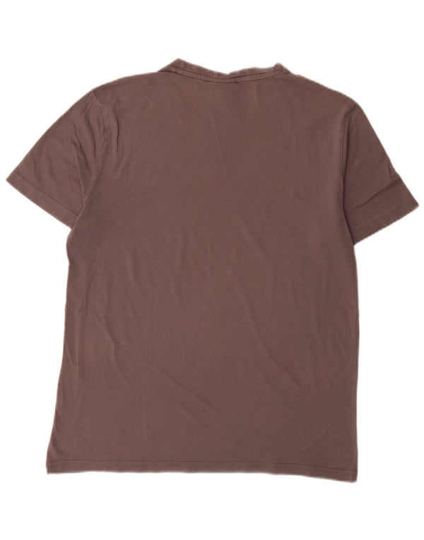 T-shirt grafica da uomo Diadora Top Small in cotone grigio