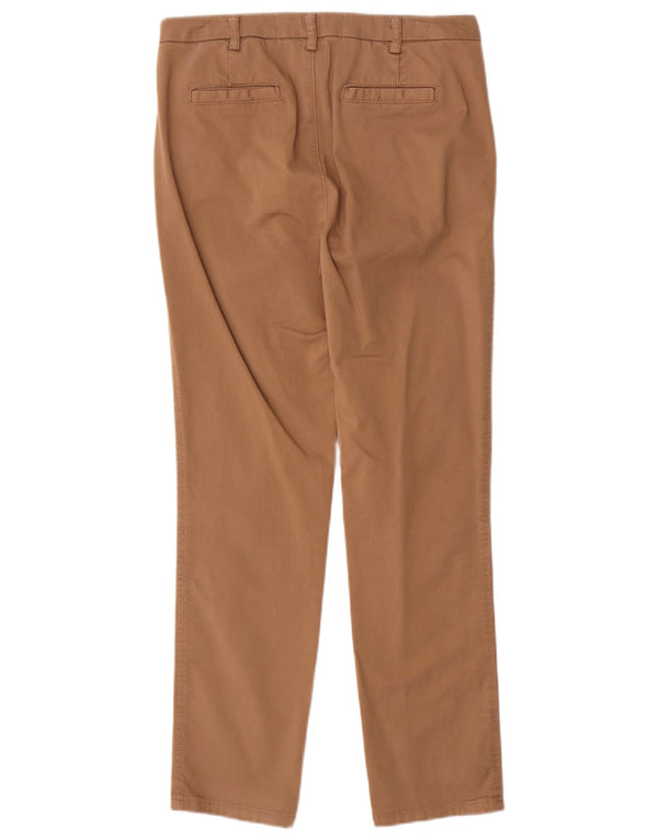 Pantaloni chino subțiri pentru femei Benetton UK 10 Small W30 L29 Bej Bumbac