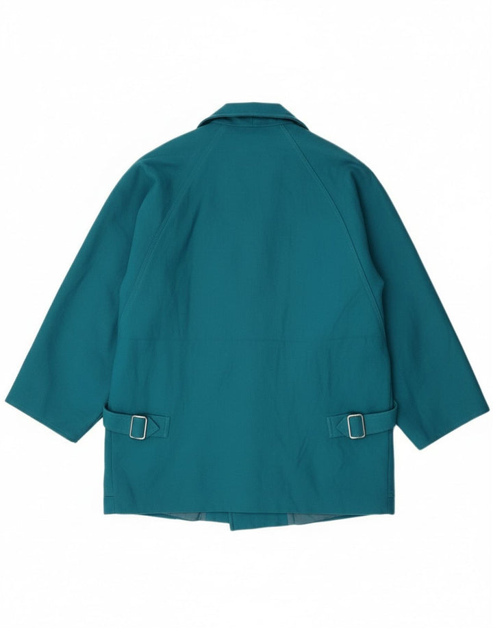 Marella Womens 2 Button Blazer Jacket UK 10 Small Turquoise Classic