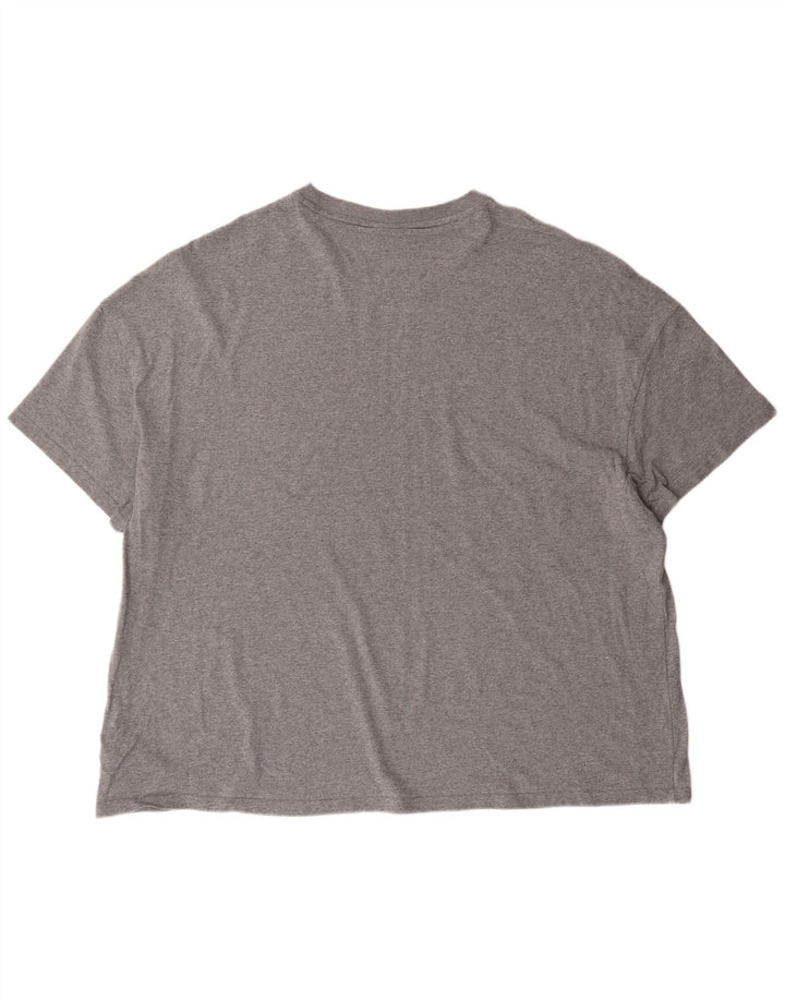 Puma Mens Graphic T-Shirt Top 2XL Grey Cotton