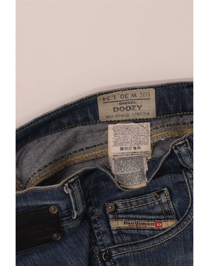 Diesel Womens Doozy Slim Jeans W30 L31 Blue Cotton