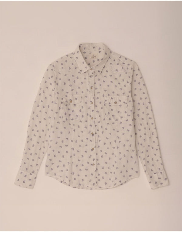 Camasă pentru femei Levi's UK 16 Large White Paisley Cotton