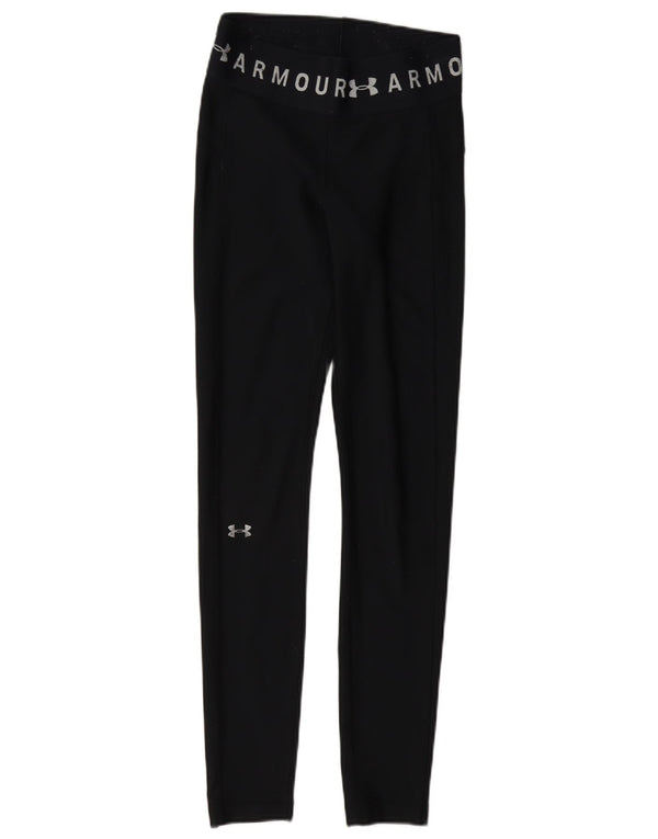 Leggings a vita alta con grafica da donna Under Armour XS W24 L27 neri