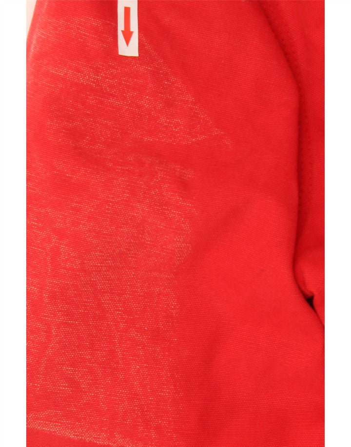 Richlu Mens Hooded Padded Coat UK 40 Large Red Cotton