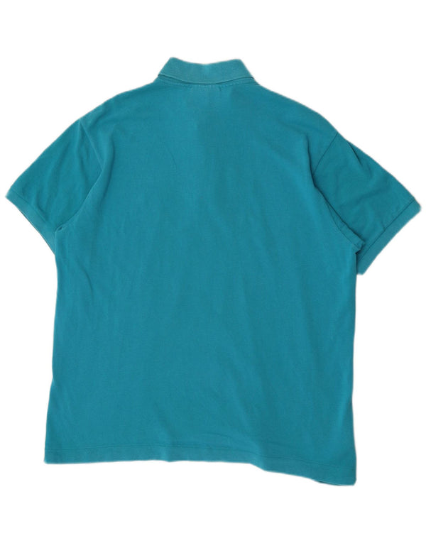 Lacoste Mens Classic Fit Polo Shirt Size 6 XL Blue Cotton