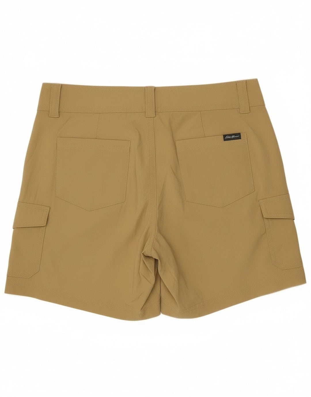 Eddie Bauer Womens Cargo Shorts US 4 Small W30 Beige Nylon