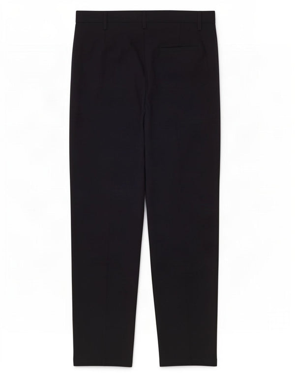 Marks & Spencer Womens Cropped Trousers UK 12 Medium W32 L25 Navy Blue