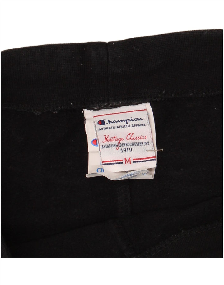 Champion Womens Tracksuit Trousers Joggers UK 12 Medium Black