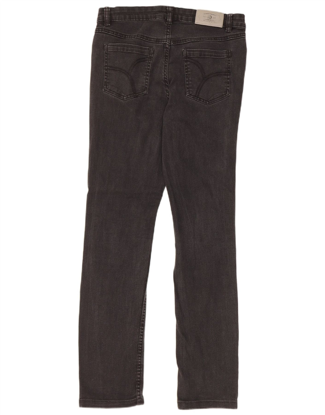Dack's Womens Regular Fit Straight Jeans IT 42 Medium W28 L28 Black Cotton