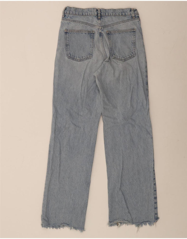 ZARA Womens Wide Leg Jeans EU 40 Medium W30 L32 Blue Cotton