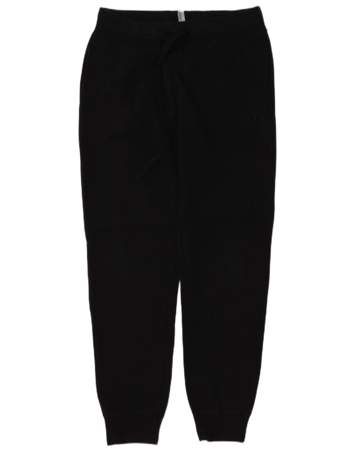 CHAMPION Mens Tracksuit Trousers Joggers Large  Black Cotton